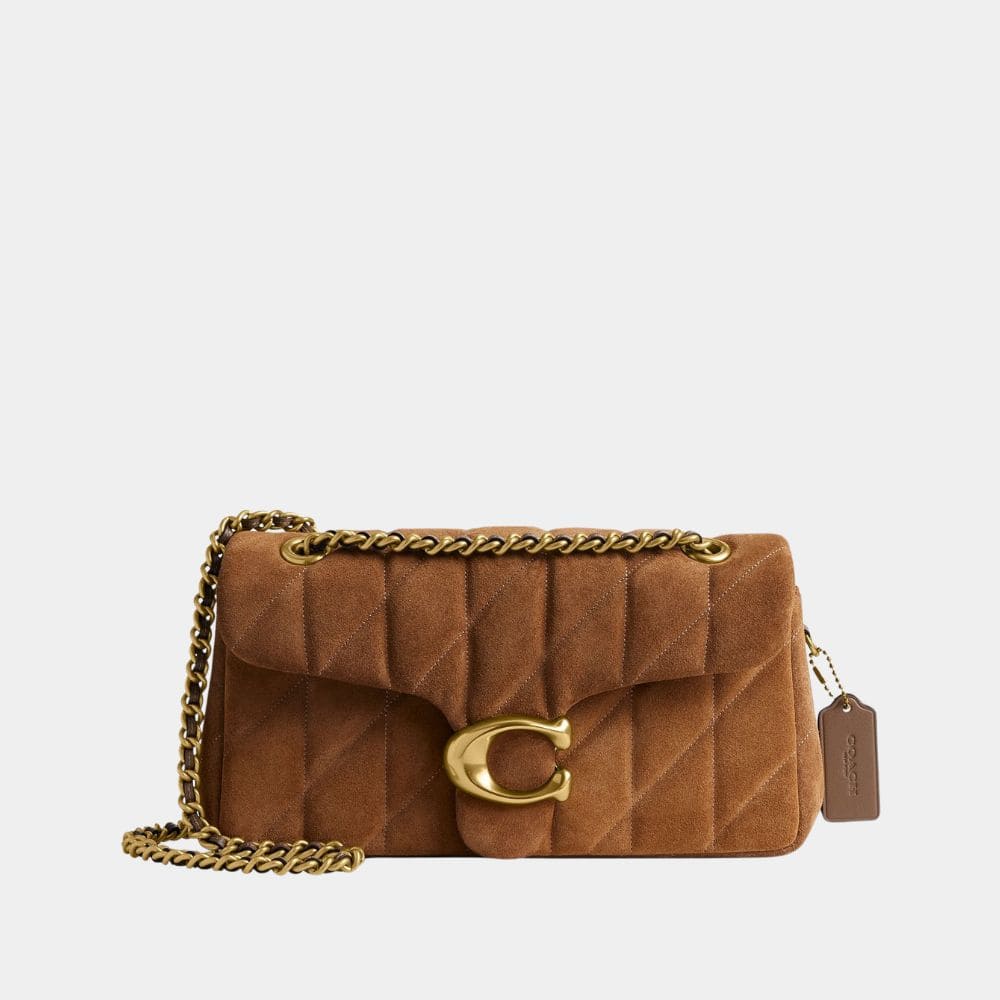 Gesteppte 26 Wildleder Tasche
