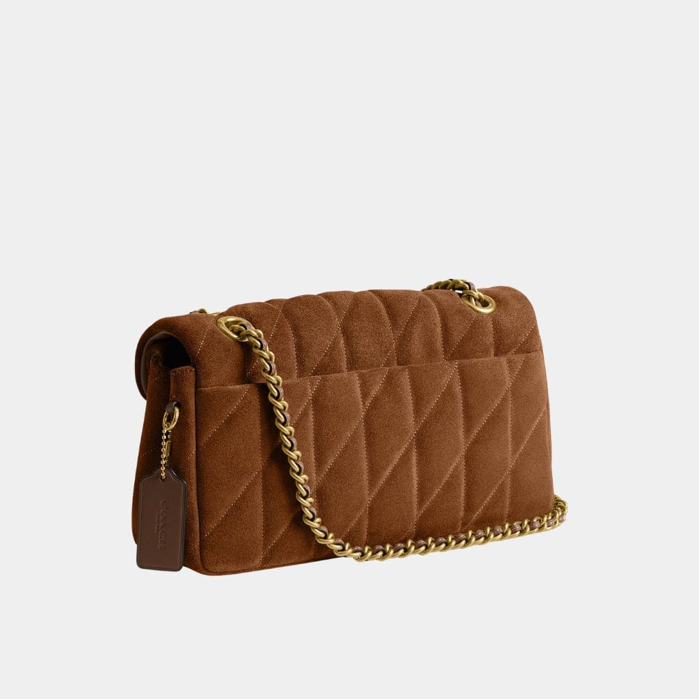 Gesteppte 26 Wildleder Tasche