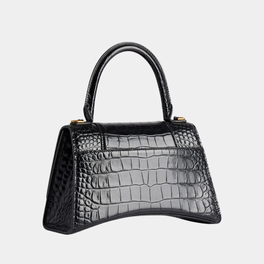 Hourglass Tasche in Alligator-Optik